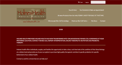 Desktop Screenshot of holmeshealth.com